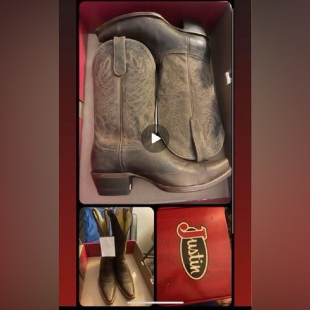 Women’s Justin Brand Boots NEW